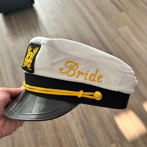 Bride captain hat